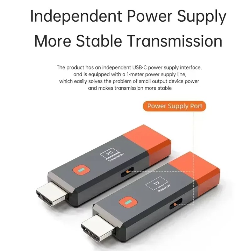 50M 100M Wireless HDMI-Compati - Hdmi Adapter ulasan dan harga