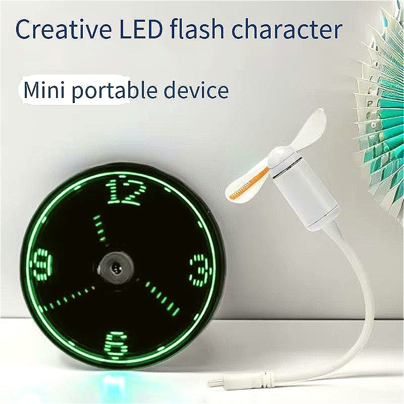Portable USB LED Message Fan,  - Electronics And Gadgets Ce ulasan dan harga