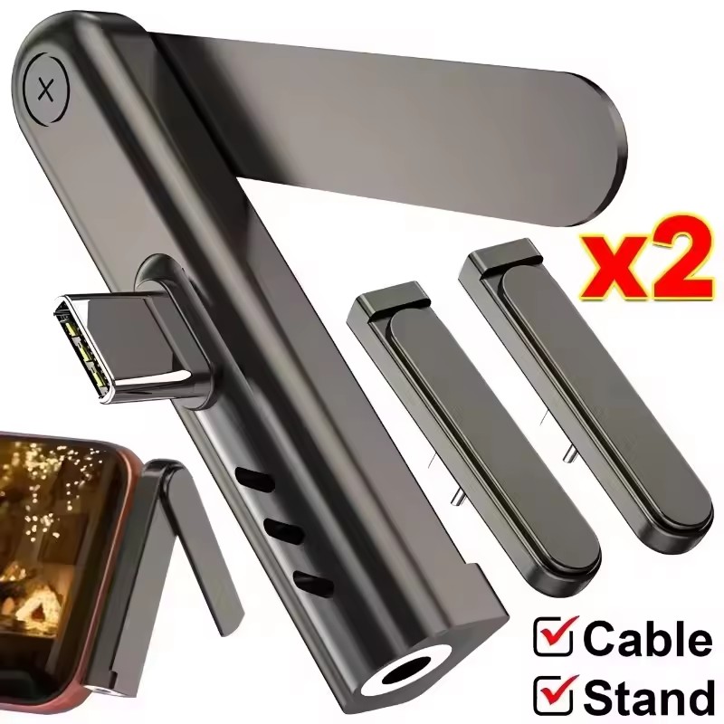 2/1PCS Portable USB C To 3.5mm - Usb Charger ulasan dan harga
