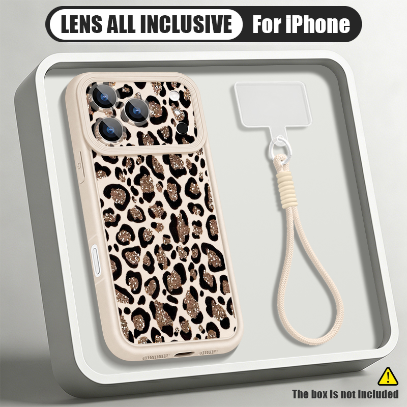 Brown Leopard Printed Lanyard  - Usb Charger ulasan dan harga