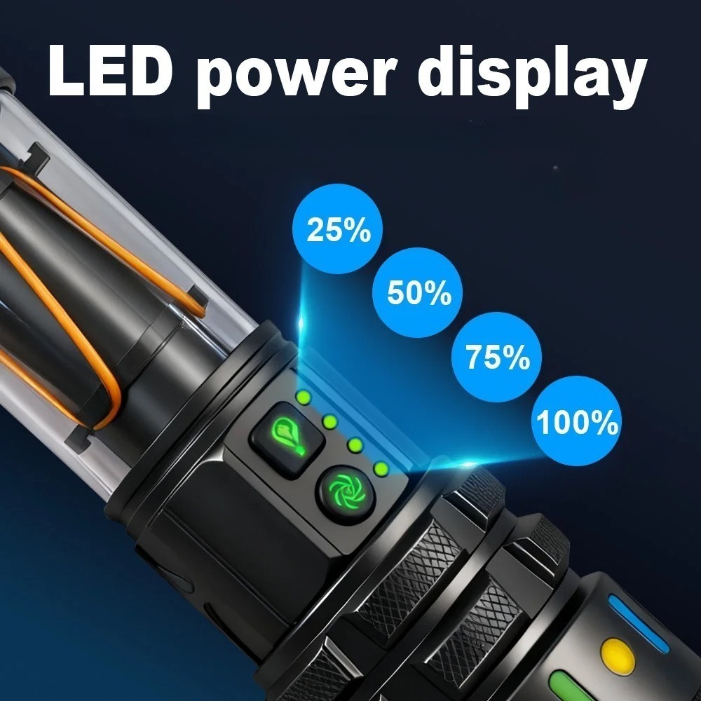 Powerful Ultra Bright LED Flas - Power Bank ulasan dan harga