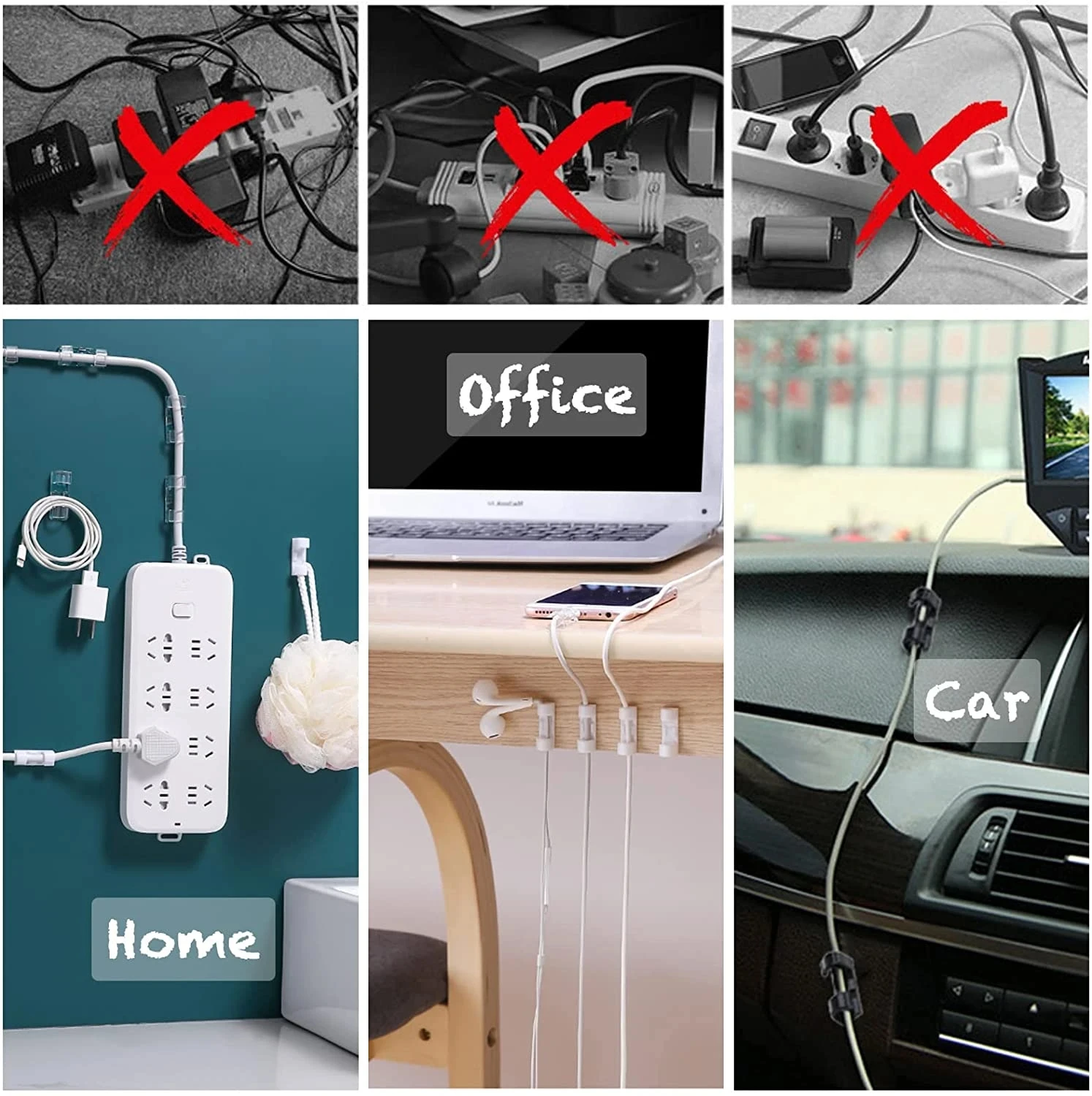 small Cable Organizer Clips Wi - Cable Organizer ulasan dan harga