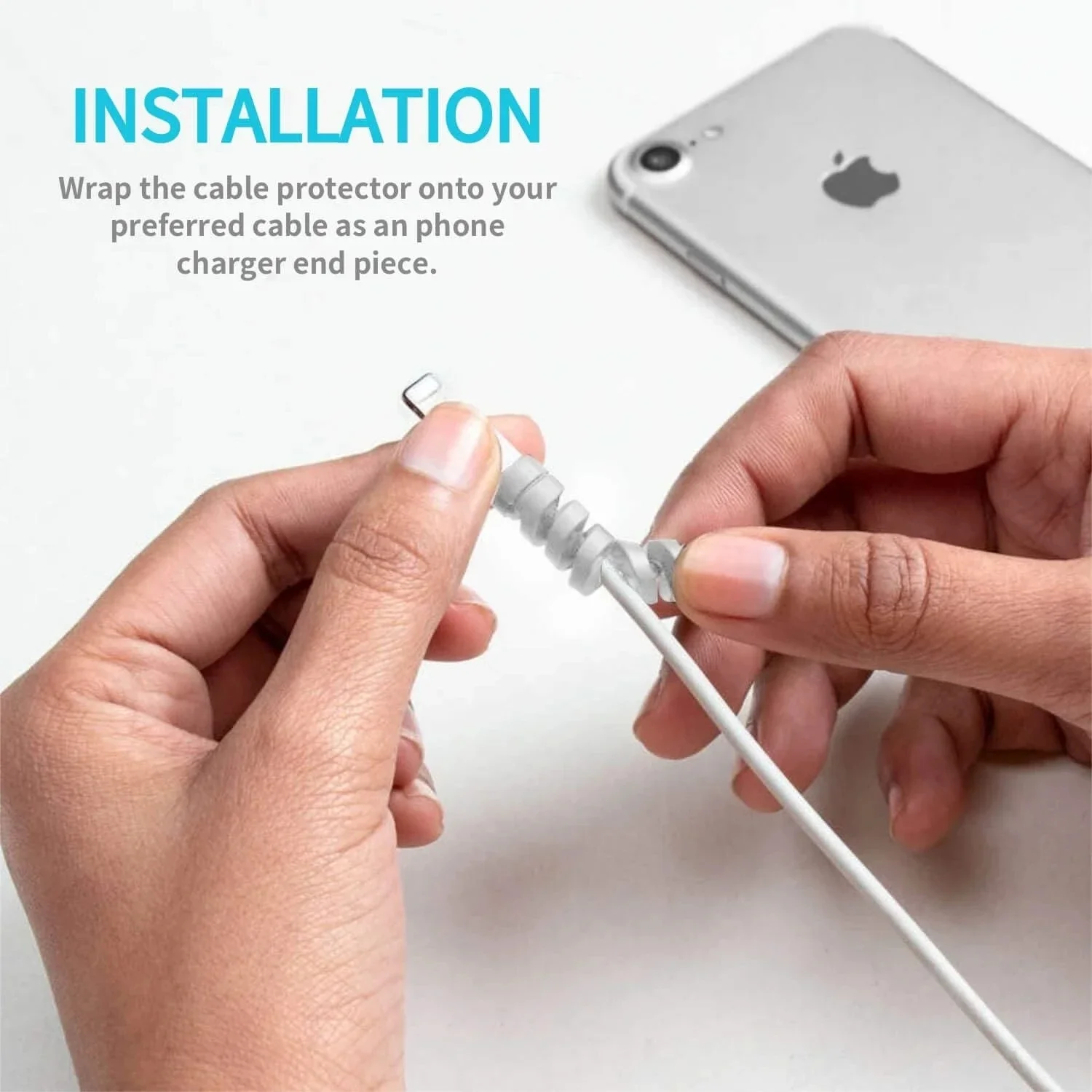 20-1Pcs Cables Protector Flexi - Cable Organizer ulasan dan harga