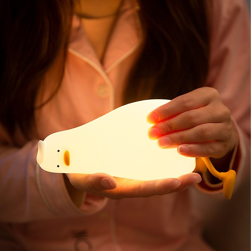Lying Flat Duck Night Light Si - Phone Holder ulasan dan harga