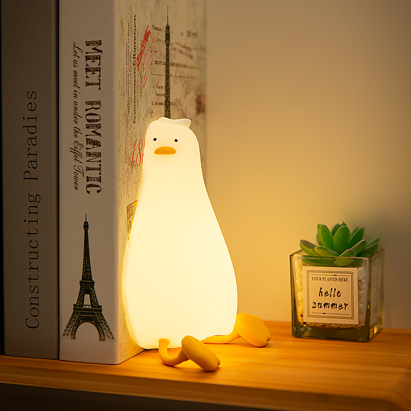 Lying Flat Duck Night Light Si - Phone Holder ulasan dan harga
