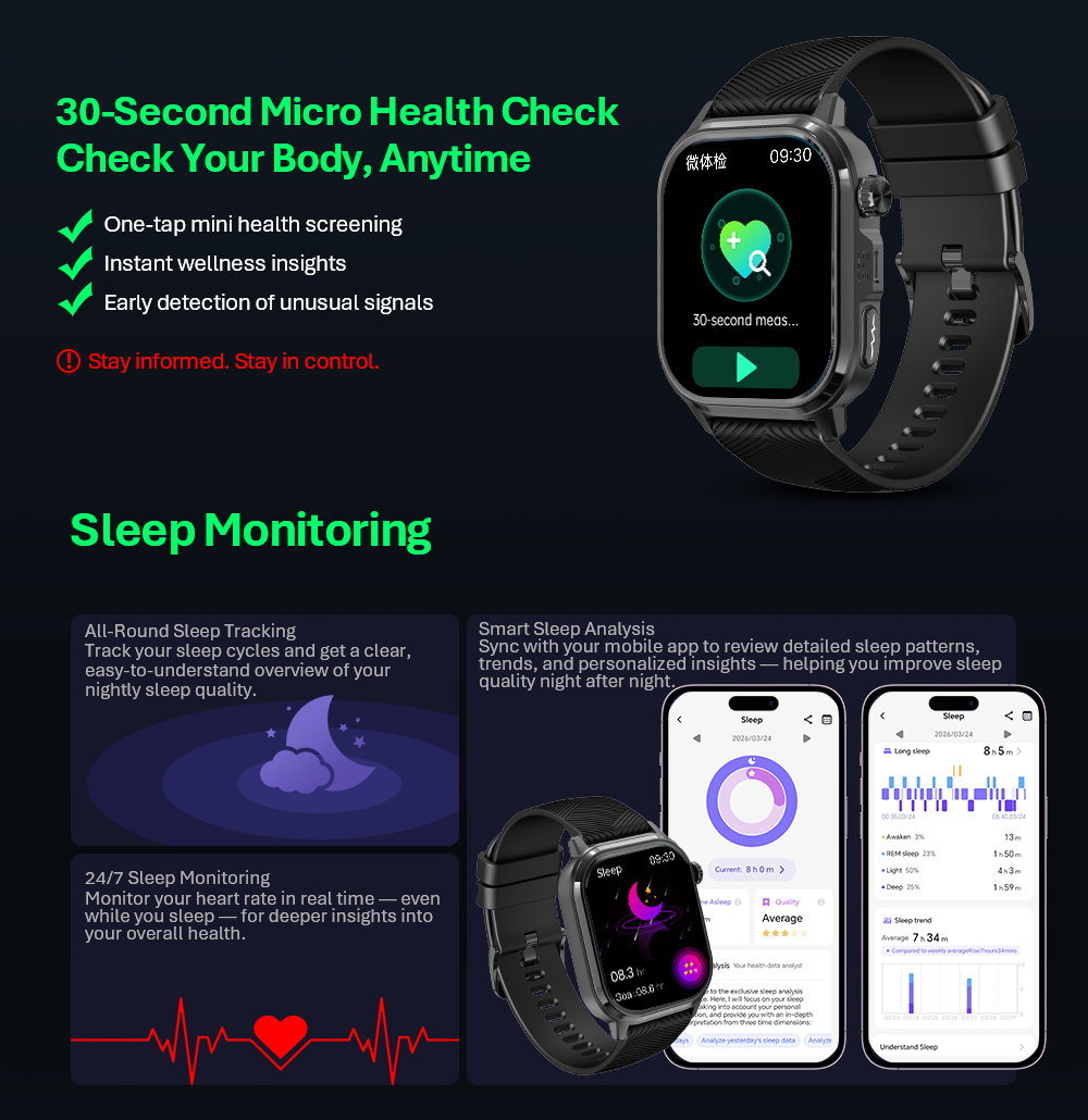 VALDUS CARDIGO Men Women ECG H - Smart Watch ulasan dan harga