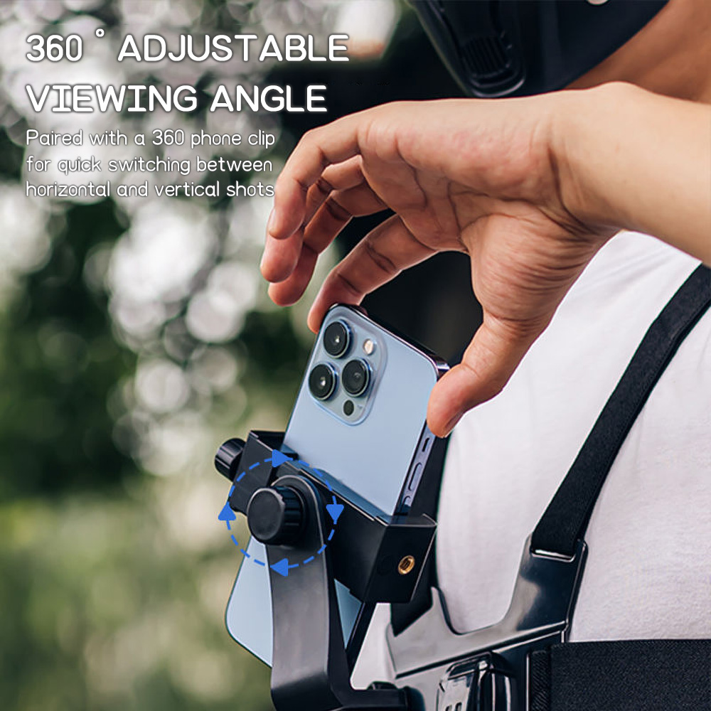 Chest Mount Phone Strap Holder - Cable Organizer ulasan dan harga